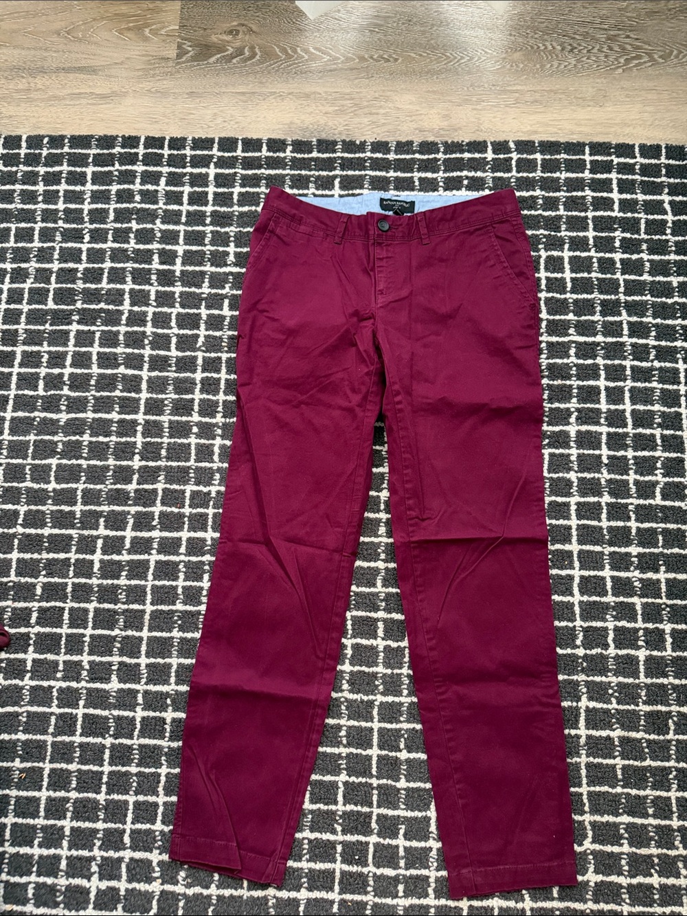 Banana Republic Women's Burgundy Skinny Pants